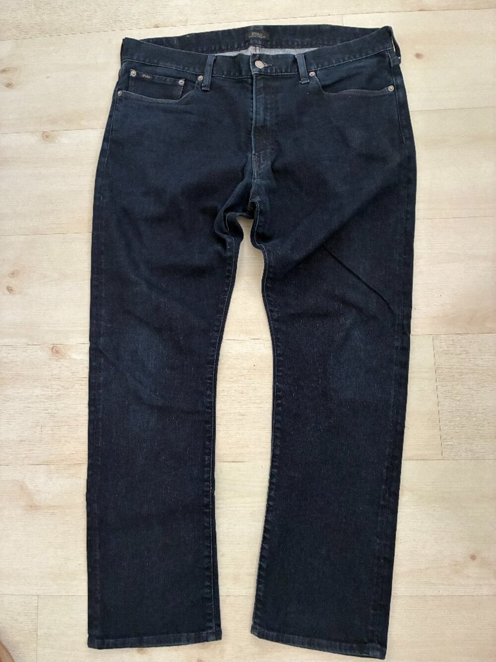Polo Ralph Lauren Varick Slim Straight Jeans Men's Dark Wash Blue Denim S: 40/32